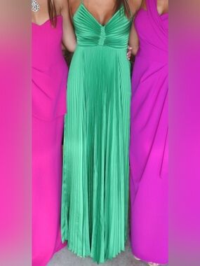 A.L.C. | Dresses | New Alc Delfina Pleated Dress Orange 4 | Poshmark
